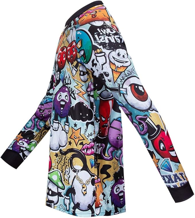 Cycling Jersey Long Sleeve Men's Mountain Bike Motocross Jersey Long Sleeve MTB T-Shirt