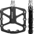 Bike Pedals, Universal Fit Bicycle Pedals Aluminum 9/16" Sealed Bearing Lightweight Wide Flat Platform for Road Mountain BMX MTB Bike
