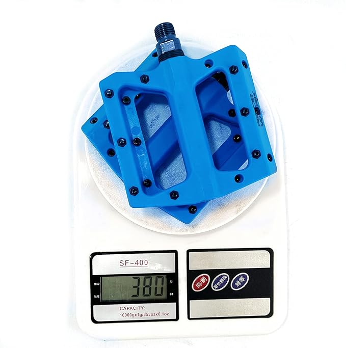 Mountain Bike Pedals, CATAZER Nylon Fiber Non-Slip Bicycle Pedals for MTB Road BMX Bike Cycling