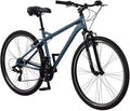Schwinn Network 3.5 Hybrid Bike, 700c Mens and Womens Bike, 21-Speed Hybrid Bicycle, Aluminum Frame, Suspension Seat, Alloy Linear Pull Brakes, Adult Bicycle