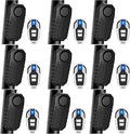 Bike Alarm with Remote,Bicycle Alarm Wireless,113dB Loud Bike Alarms for E-Bikes, Motorcycles, Scooter, Cars, Trailers, Luggage, Outdoor Riding and Cycling Safety IP65 Waterproof, 9Pcs