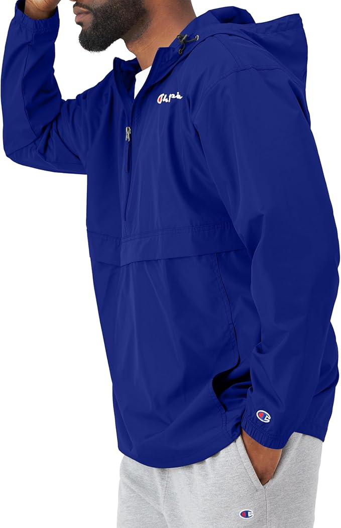 Champion Men's Jacket, Stadium Full-zip Jacket, Wind Resistant, Water Resistant Jacket for Men