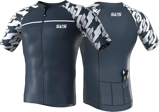 SLS3 Bike Jersey for Men Cycling – Men's Cycling Jersey Short Sleeve – Lightweight Road Bike Shirts