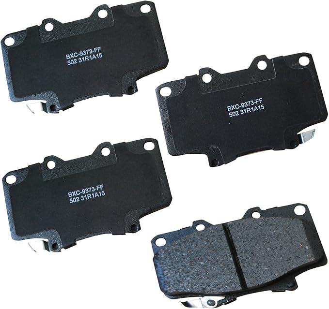 Bendix Premium SBC502 Ceramic Front Brake Pads for Lexus LX450 1997-1996, Toyota Land Cruiser 1997-1991