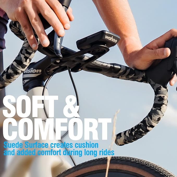 MARQUE Road Bike Handlebar Tape - Road Cycling Bicycle Handle Bar Wrap for Drop Bars with End Plugs - 2PCS per Set