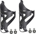Water Bottle Cage, 3k Matte Full Carbon Fiber Lightweight and Strong Bicycle Water Bottle Holder Bike Cages Brackets - 2 Pcs