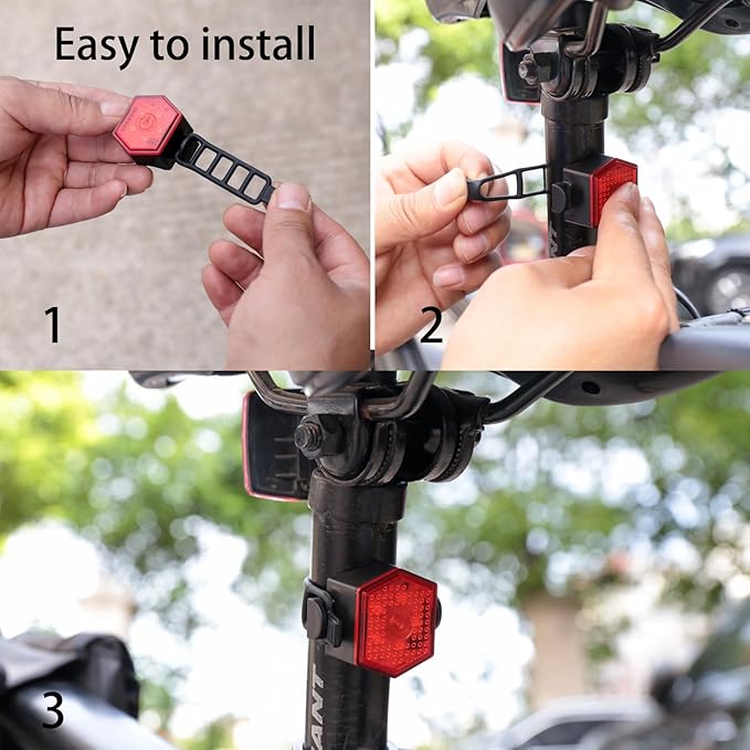 LED Safety Light, Running Lights for Runners LED Bike Tail Lights Clip on Dogs Light for Walking at Night, Jogging, High Visibility Strobe Accessories Hiking Cycling Camping Boat