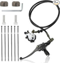 Upgraded Hydraulic Brake System Hand Brake Master Cylinder Caliper with Brake Pad Assembly 50 Inch Hose for 98cc 3.0HP Baja Hensim Doodle Bug DB30 Mini Bike Parts