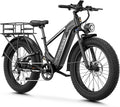 LEONX M2 Pro Electric Bike,1800W Motor Electric Bike for Adults, 26'' x 4.0'' Fat Tire Ebike with 48V 17.5AH Battery, 36MPH 85Miles Long Range Electric Mountain Bike, Up to 110 Nm