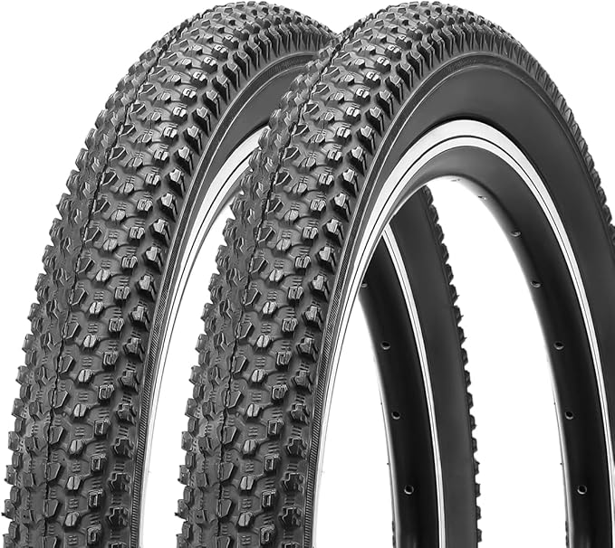 MOHEGIA Mountain Bike Tires - 20/24/26/27.5 Inch Folding MTB Bicycle Tires Replacement,Steel Bead All-Terrain and High-Performance Durable for Off-Road,Street & Trail Adventures