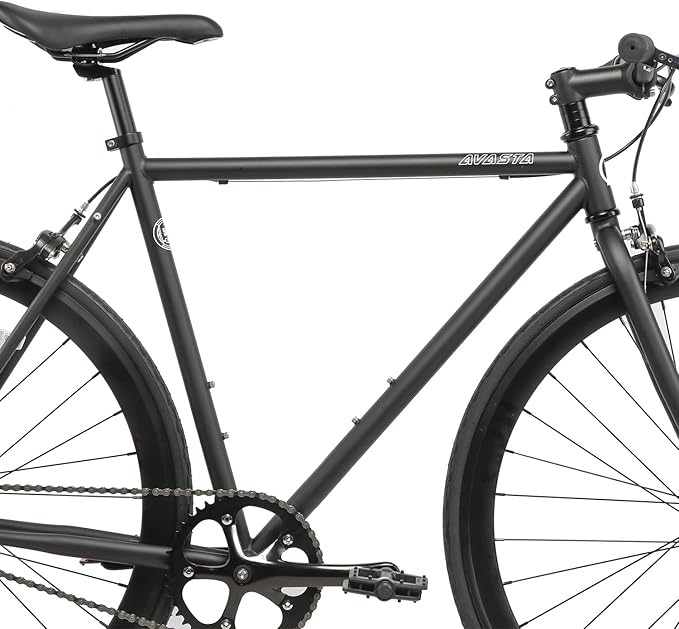 AVASTA Single-Speed Fixed Gear Urban Commuter Fixie Bike Flip Flop Hub Bicycle, Multiple Colors