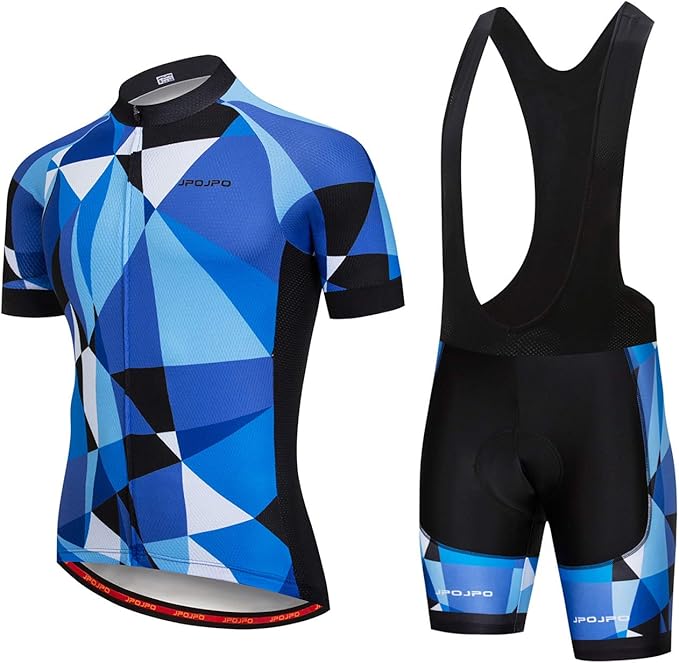 Hotlion Men's Cycling Jersey Set Summer Cycling Clothing Suit Pro Team Bike Clothes Road Biking Outfits Bicycle Kit for Men