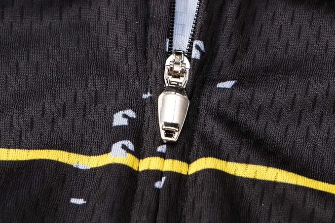 New Pro Full Zipper Men's Cycling Jersey Short Sleeve Riding Shirt USA