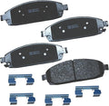 Bendix Premium SBC1080 Ceramic Front Brake Pads for Jeep Commander 2010-2006, Grand Cherokee 2010-2005