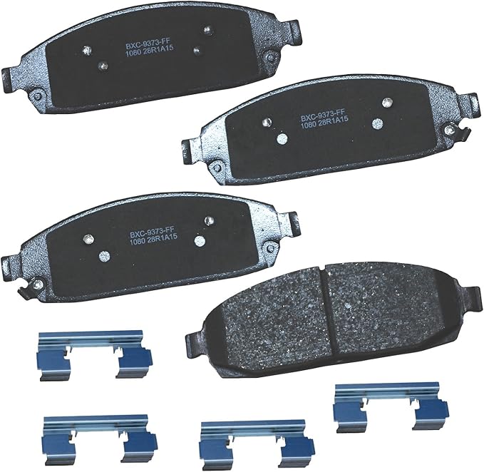 Bendix Premium SBC1080 Ceramic Front Brake Pads for Jeep Commander 2010-2006, Grand Cherokee 2010-2005