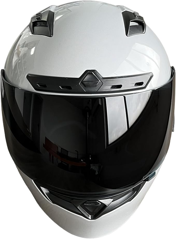 Qualifier DLX Helmet Visor,UV Protection Motorcycle Helmet Face Shield Compatible with Bell Qualifier DLX Mips/Qualifier/Star/Vortex/RS-1/RS-2/Revolver(Deep Black)