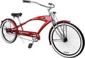 MICARGI 24/26 Inch Adult Cruiser Bicycle Hybrid Bike 1/7 Speeds Commuter Bike for Women, Men, Seniors,Step-Through or Step-Over Bike Steel Frame Multi Colors Style