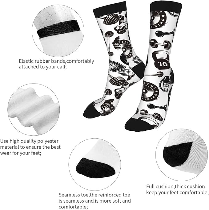 Novelty Crew Socks Crazy Socks For Women & Men