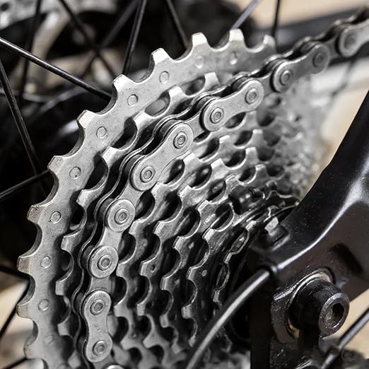 VERKSTAD 10 Speed Bike Chain, Bike Chain 1/2" x 11/128" 116 Links for Road Bike MTB Racing Cycling