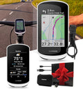 Garmin Edge Explore 2 (Power Mount) Bicycle Computer - Touchscreen & Easy to Use Cycling GPS, Maps & Traffic - Gift Box with PlayBetter Tempered Screens, Adapter, & Hard Case