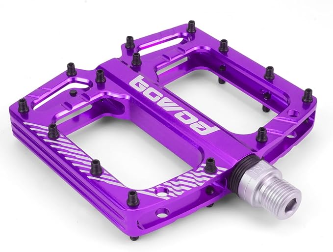 Bike Pedals 9/16" Lightweight Non-Slip Bicycle Platform Pedals - Fits Most Adult Bikes & Mountain Bikes &MTB, Road Bikes and Slip-Resistant Design