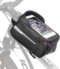 ENGWE Ebike Front Frame Bag for Mountain Bicycles,Compartment with TPU Phone Pocket Screen, Big Storage Waterproof Bike Bag, Phone Pouch for Iphone X/Max,Iphone 11 Pro Max 8plus Below 6.5''
