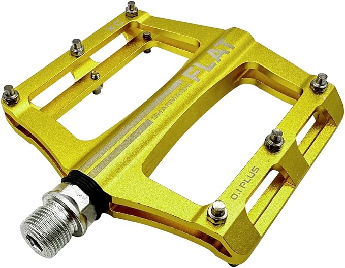 UPANBIKE Mountain Bike Bearing Pedals 9/16'' Spindle Aluminum Alloy Flat Platform for BMX MTB Road Bicycle