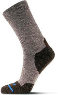 FITS Light Cushion Crew Socks, Sweat & Odor Resistant, Temperature Regulating Merino Wool Hiking Socks