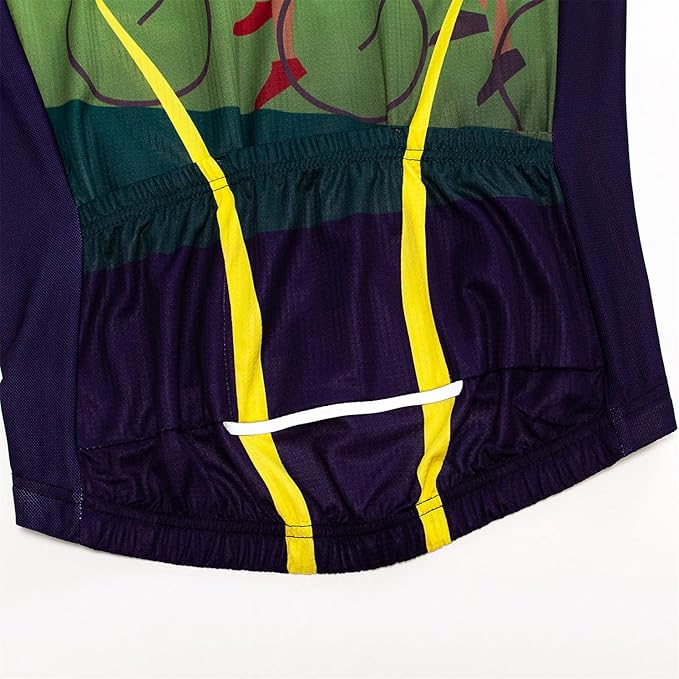 Men's Cycling Jerseys Tops Biking Shirts Short Sleeve Full Zipper Bike Clothing