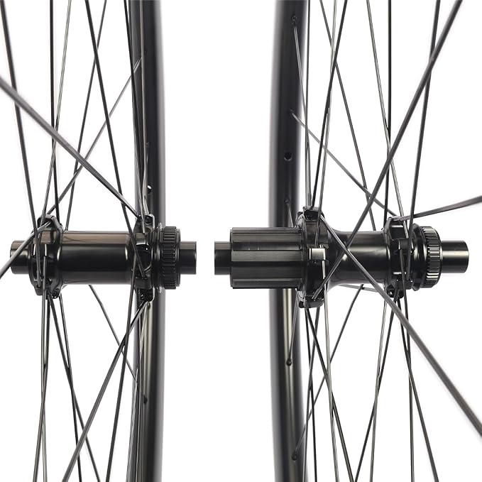 ICAN Alpha 40/50 Plus 1520g/1535g/1555g Carbon Disc Road Bike Wheelset 700C 21mm Inner Width Clincher Tubeless Compatible