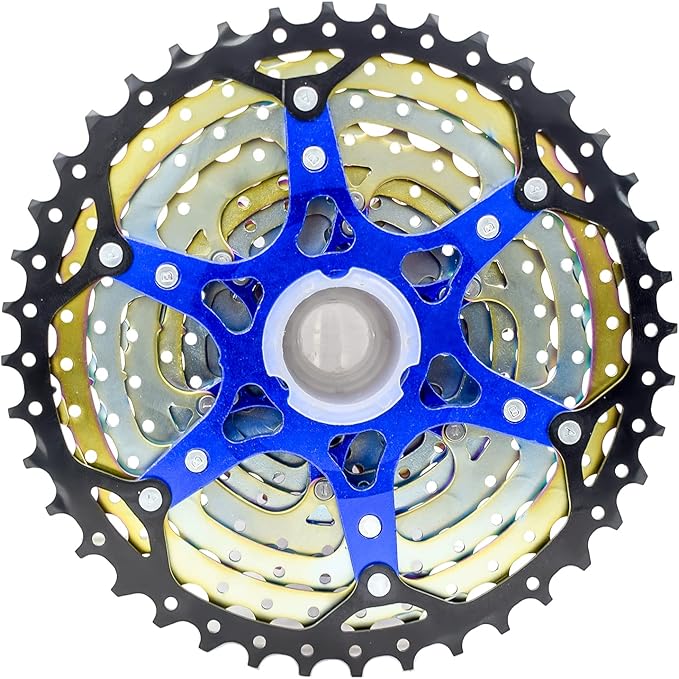 VG SPORTS 8/9/10/11/12 Speed Ultra-Light Bike Cassette for Mountain Bike 11-40T/11-42T/11-46T/11-50T/11-52T MTB Cassette Lightweight Aluminum Bracket Cassette