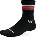 Swiftwick - ASPIRE Mid-Crew Cycling Socks, Maximum Breathability, Moisture Wicking