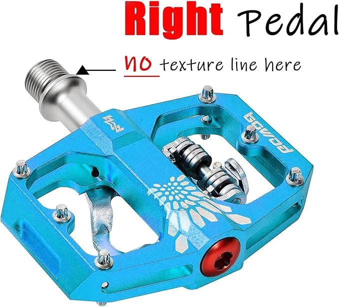 Bike Pedals 9/16" Lightweight Non-Slip Bicycle Platform Pedals - Fits Most Adult Bikes & Mountain Bikes &MTB, Road Bikes and Slip-Resistant Design