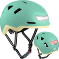 XNITO Bike Helmet with LED Lights - Urban Bicycle Helmet for Adults, Men & Women - CPSC & NTA-8776 Dual Certified - Class 3 E-Bikes, Scooters, Onewheel, Commuter, Mountain