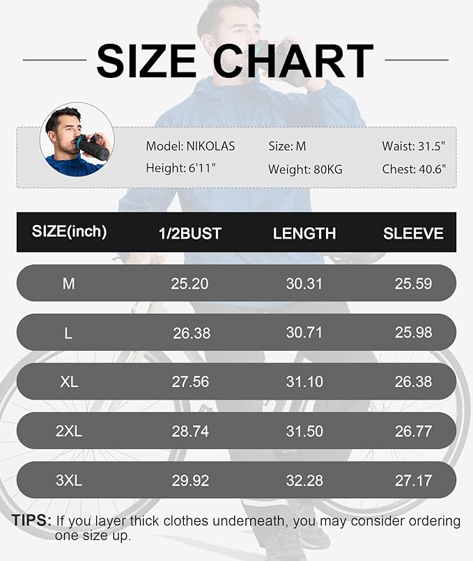 GEEK LIGHTING Rain Jacket Men Lightweight Waterproof Jackets Packable Windbreaker Hooded Raincoat for Golf Cycling Outdoor
