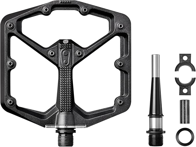 Crankbrothers Stamp Flat MTB Pedals - Size-Specific, Lightweight, Versatile, Durable Bike Pedals