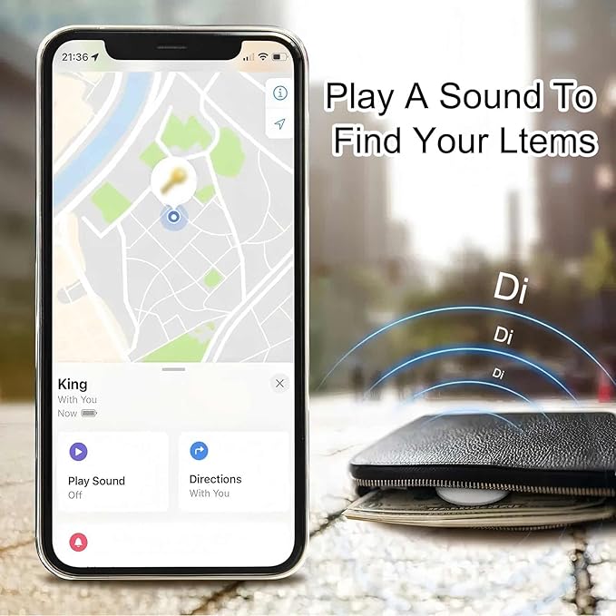 Mini GPS Tracker for Vehicles, Hidden Tracking Device for Vehicles, Car Tracker No Subscription Work with Find My (iOS Only), Vehicle Tracker with Audio for Kids, Dogs, Key, Luggage, Bag (4)