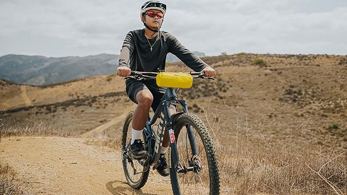 Lumiere & Co. Bike Handlebar Bag – Minimalist Design – 3 Size options, Multiple Colors – Clip Straps, Hook & Loop, Shoulder Strap