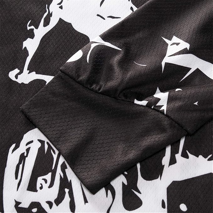 Men's Racing Shirts Summer Motocross Jersey Bicycle Sportswear MTB Jersey Long Sleeve Mountain Bike Clothes