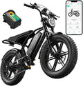 TST Electric Bike for Adults 1500W Peak 20" Fat Tire All-Terrain E-Bike 60/110 Miles 28 MPH Electric Dirt Bike - 48V 15/25 AH Battery Tested to UL 2849 Powered Electric Bicycle