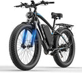 Electric Bike for Adults-2000W Peak 24" Fat Tire All-Terrain EBike, 37MPH 70+ Miles Long Range Ebike, 52V 19.2 AH Battery Tested to UL 2849 Electric Bicycle for Mountain Commuter Offroad