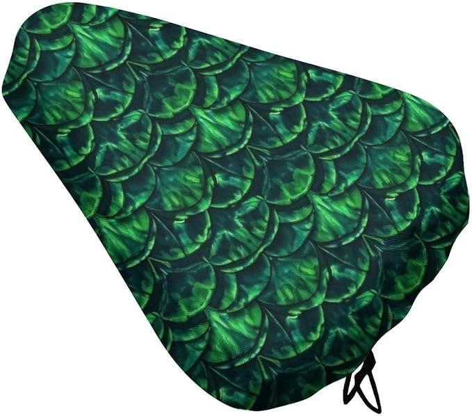 Adjustable Exercise Bike Seat Cover, Soft Cushion Indoor Outdoor Dust Resistant Protection
