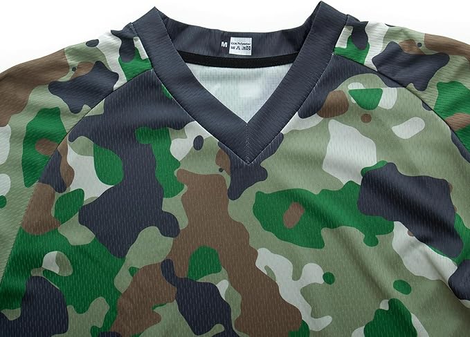 JPOJPO Men's Mountain Bike Jersey Long Sleeve MTB Off-Road Racing Downhill Motocross Shirts Quick Dry&Moisture-Wicking Tops
