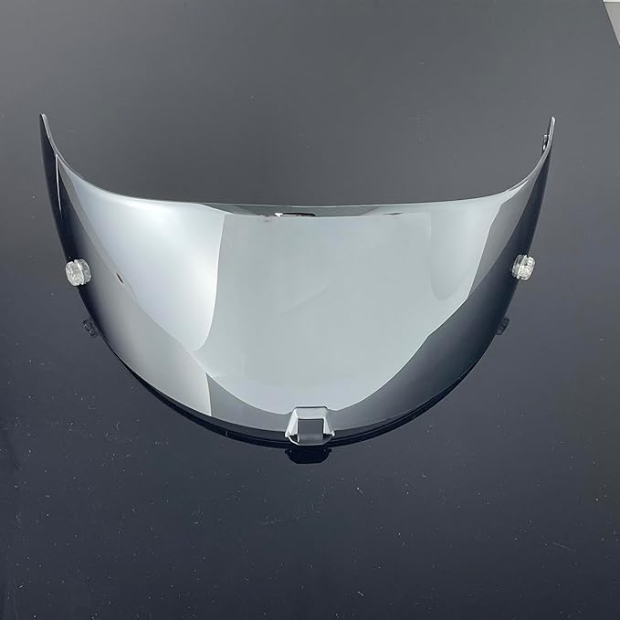 T520 Motorcycle Helmet Visor Replacement Compatible with Scorpion EXO T520/R1 Air/ST1400 UV Protection Anti-Scratch (Silver-For Day)