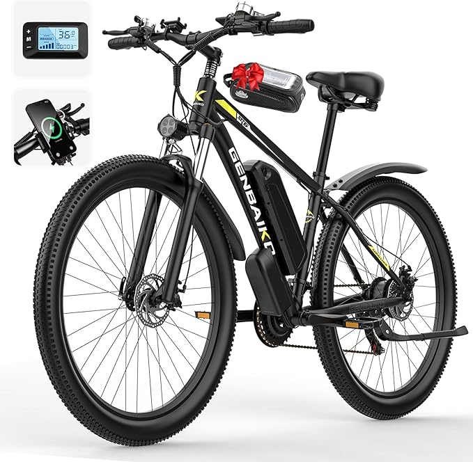 29" Electric Bike for Adults, Max 37MPH 2000W Peak 921.6WH Electric Mountain Bike, 80 Miles Ebike 21-Speed Gears, IP7 Waterproof E Bicycle E Bike for Commuter