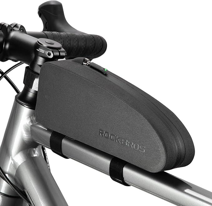 ROCKBROS Bike Top Tube Bag Bicycle Front Frame Bag Waterproof Bike Pouch Pack/Phone Bag Cycling Accessories Pouch for Mountain Road Bike Medium
