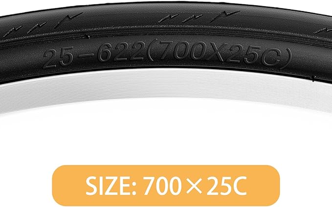 Hycline Road Bike Replacement Tire: 700x25C/700x28C/700Cx35C Folding High-Performance Wear-Resistant Bicycle Tires for City Commuter Road