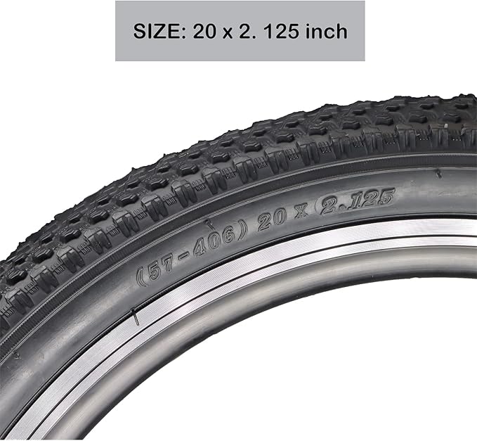 MOHEGIA Mountain Bike Tires - 20/24/26/27.5 Inch Folding MTB Bicycle Tires Replacement,Steel Bead All-Terrain and High-Performance Durable for Off-Road,Street & Trail Adventures