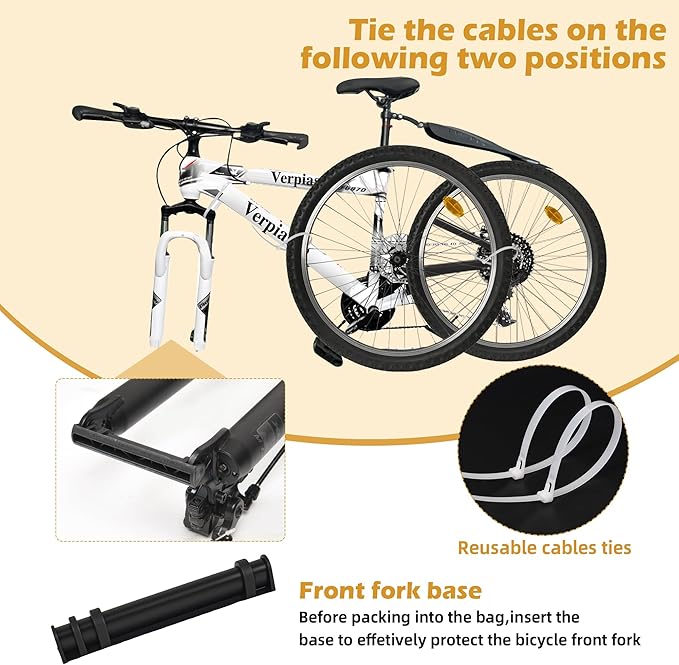 Folding Bike Carry Bag for 26-29 inch MTB Road Bike Transport Case