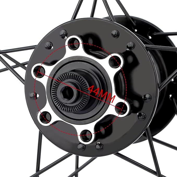 Bike BMX Folding Wheelset, Disc/V Brake QR Aluminum Alloy Double Wall Rims, 20in 22in Cycling Wheel Parts Accessories